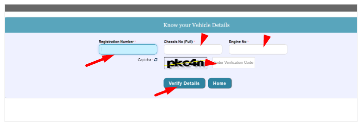 Vehicle Owner Details